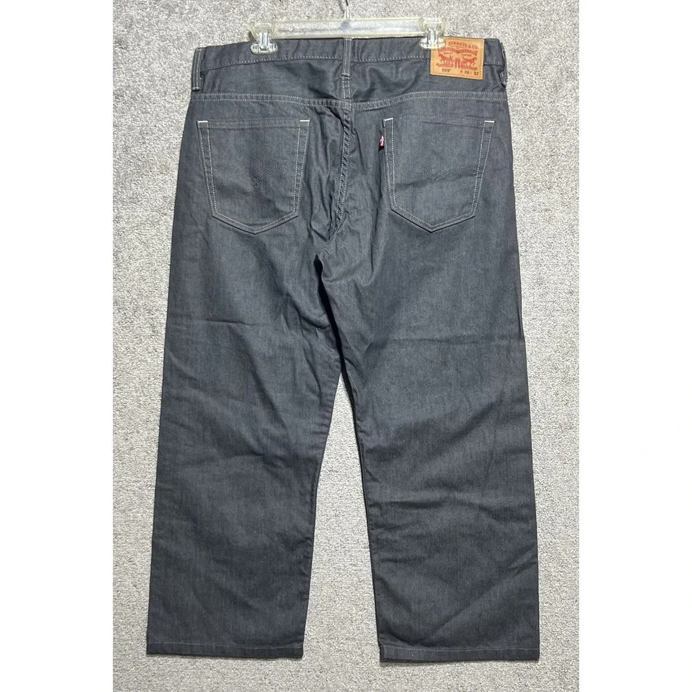 Levi Strauss 569 Gray Denim‎ Jeans Altered Jeans Check Photos For SIZE
